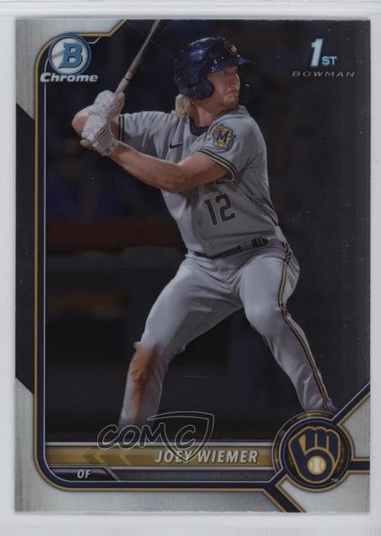 2022 Bowman Chrome Prospects Joey Wiemer #BCP-207 0zg8