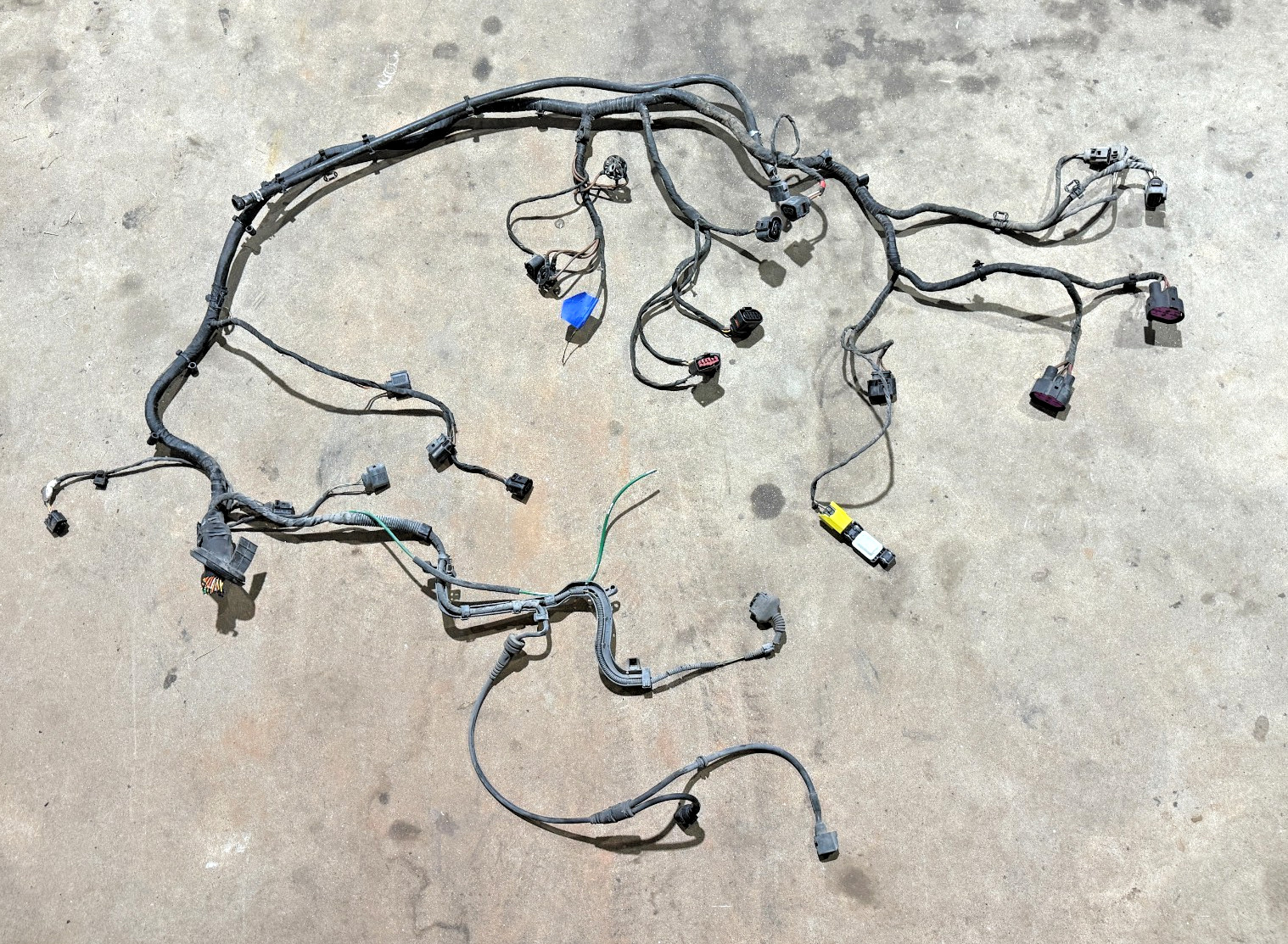 06-12 Bentley Continental Flying Spur Engine Motor Wire Wiring Harness PO43 OEM