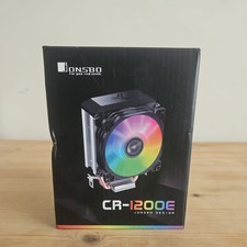 Jonsbo CR-1200E CPU Cooler featuring an ARGB-lit 92mm fan, New In Box