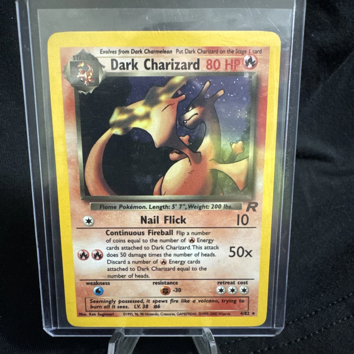 悪いリザードン Dark Charizard 海外版 Darkness Charizard Pokémon TCG Holo Rare Individual Collectible