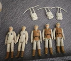 VINTAGE KENNER STAR WARS 1980 HOTH REBEL SOLDIER COMMANDER ARMY LOT 5 FIGURES