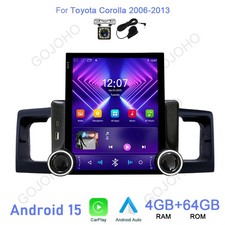 9.7 Car Stereo For Toyota Corolla 2003-2012 Android 15 Radio Apple Carplay Gps