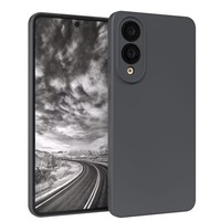 HandyhüLle FüR Samsung Galaxy S25 Edge Silikon Back Cover Schutz Handy Case Grau