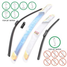 Pair Rain-x 2028 Latitude All-weather Front Windshield Wiper Blades Il Only