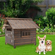 Pet Dog House W/ Window And Door For Dog Within 10kg/22.05 Lbs, Indoor  Outdoor