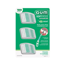 GUM Soft-Picks Advanced Mint, 180-count