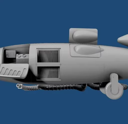 Veicolo rifornimento carburante americano APU-GTC85 stampato in 3D 1/72 non verniciato - Foto 3 di 5