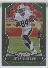 2019 Panini Prizm Green Prizm Antonio Brown #225 j2c