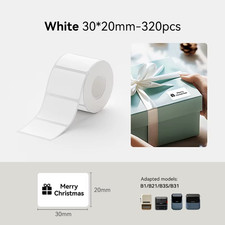 White/Color/Transparent Labels Sticker Thermal Adhesive Paper Roll Printer Stick