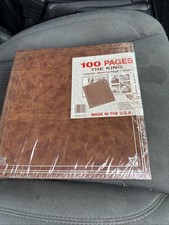Regal  Wade Magnetic Photo Album The King 100 pages bonded leather USA made New
