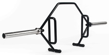 2" Olympic Hex Trap Bar 1000 lb Rated Deadlift Shrug Weight Lifting Bar Open