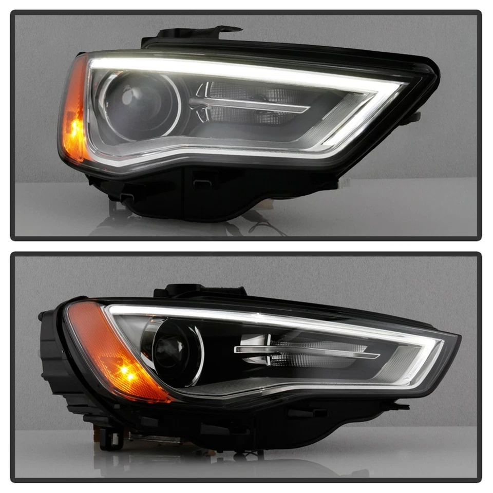 HID/Xenon Headlight For 2015-2016 Audi A3 Projector W/O AFS Passenger Side Foto 3 de 4