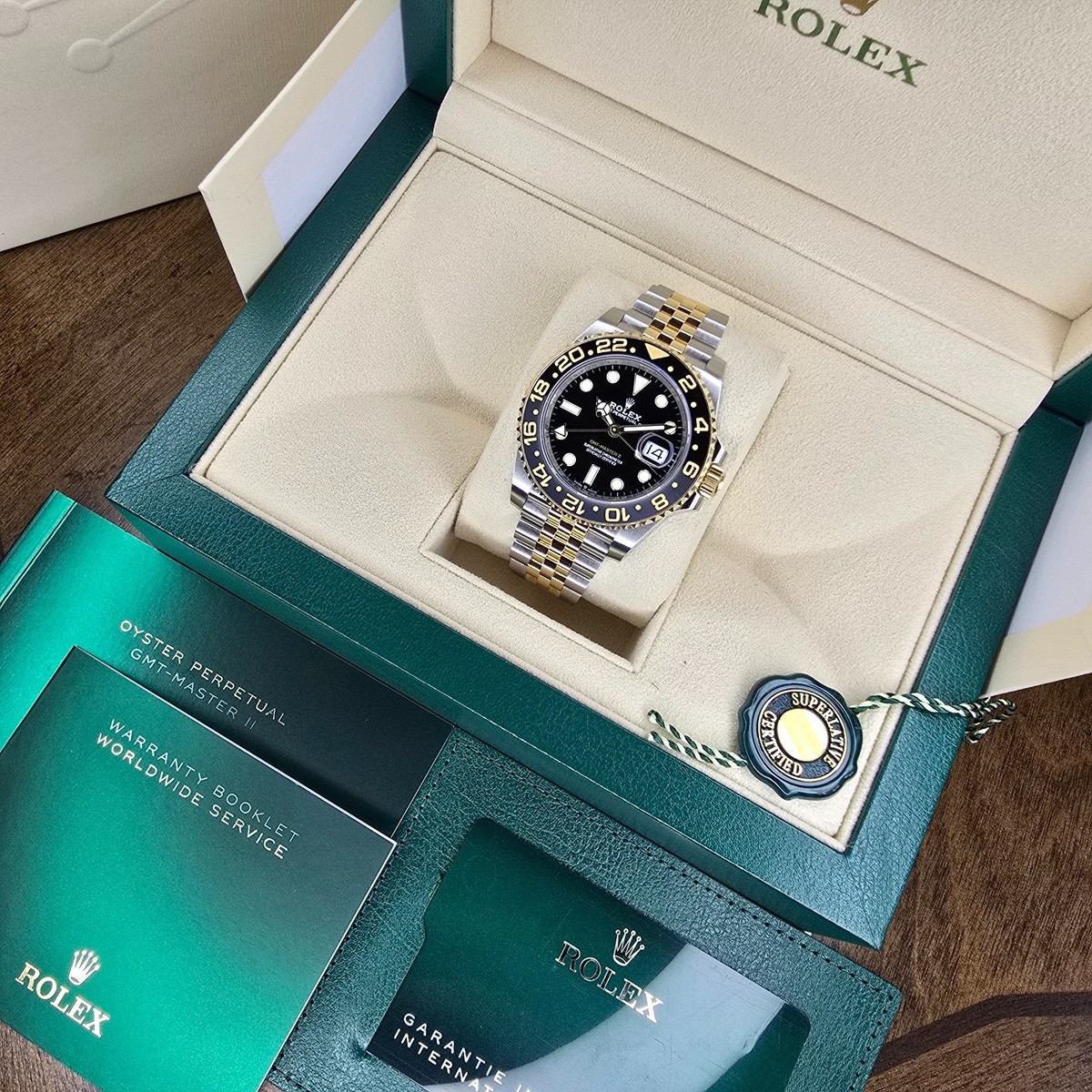 NEW 2026 ROLEX GMT-MASTER II 126713GRNR 40MM ZOMBIE CERAMIC 18K