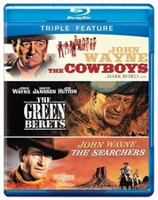 The Cowboys / Green Berets / Searchers Blu-ray NEW The Cowboys / Green Berets / Searchers Blu-ray NEW