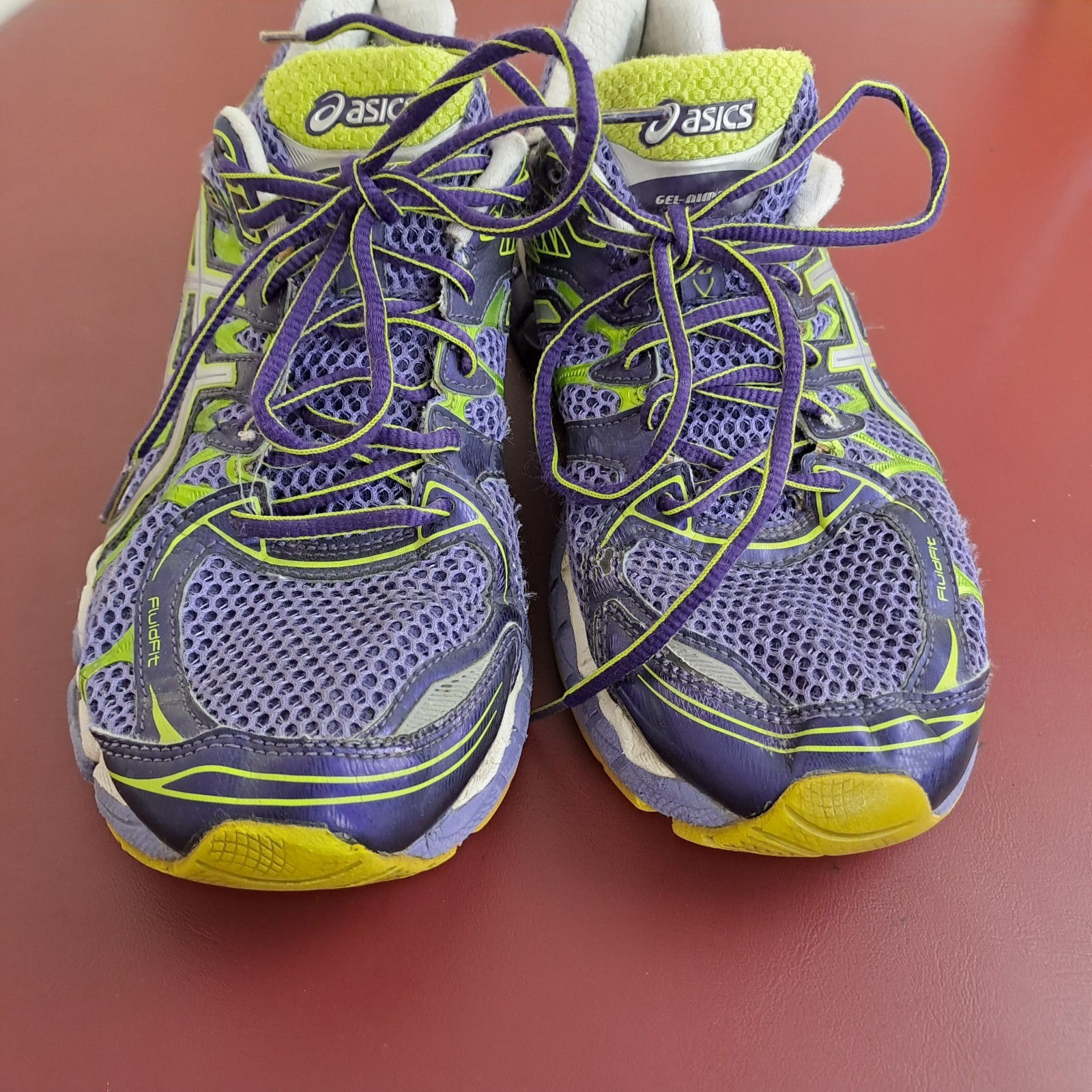 ASICS Gel-Nimbus 16 Running Shoes Womens Size 10 Purple/Green Trainer Sneakers thumbnail 6