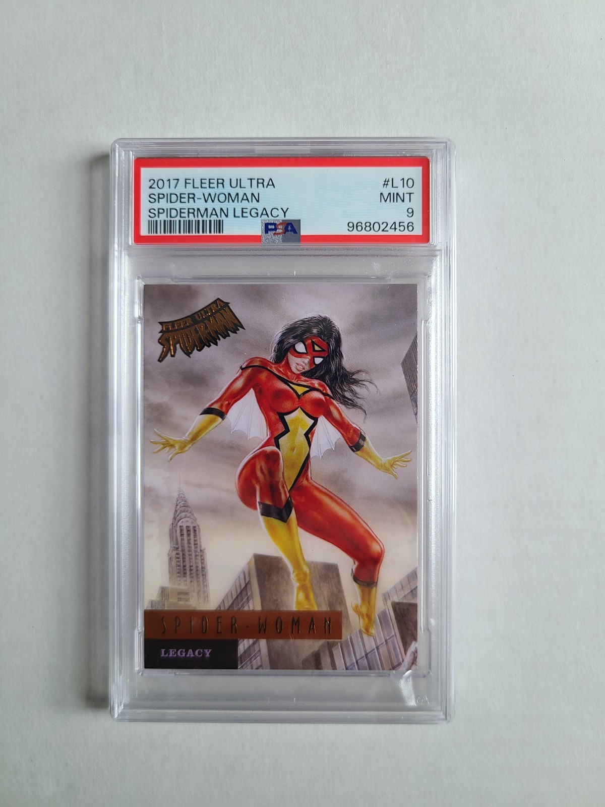 2017 Spider-Woman PSA 9 MINT Marvel Legacy Card #L10 Beautiful Card! view 5