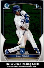 2023 Bowman Juan Olmos #BCP-136 Kansas City Royals Chrome Prospects MLB Baseball