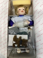 Vtg. Danbury Mint “Nicholas” Porcelain Doll By Elke Hutchens NIB