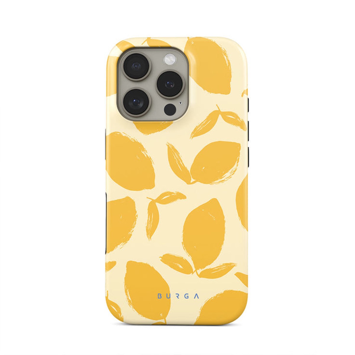 Coque iPhone 16 Pro solide antichoc Lemon Tart anti-rayures et chutes