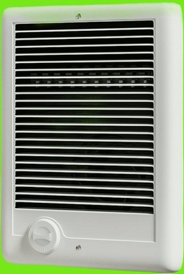 CSC202TW Electric Wall Heater Complete Unit with Thermostat 240V, 2000W White