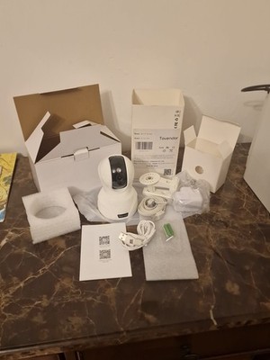 Tovendor 828 drahtloses IP-Überwachungskamerasystem AI WEISS 2 M PIXEL UK-STECKER NEU