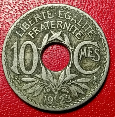Rare 10 Centimes 1923 Poissy Lindauer Qualité + !!! France - Photo 1/2