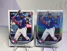 2025 Bowman Baseball Vlad Guerrero Lot - #27 and Chrome (mojo) Base Card