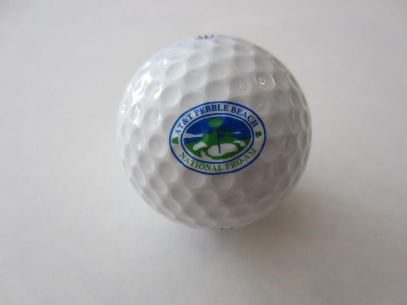 AT&T Pebble Beach National Pro-AM Breast Cancer Ribbon Logo Golf Ball Pinnacle