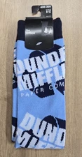 The Office "Dunder Mifflin" Crew Socks NEW Mens Shoe Sz 8-12, Bioworld Brand
