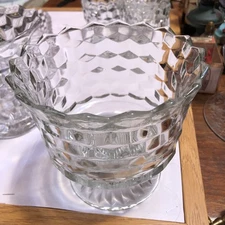 Fostoria American Clear-Crystal Glass Compote Pedestal Bowl 5.5" x 5.5"