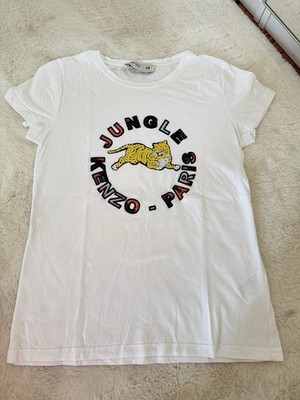Kenzo x H&M Damen TShirt Iconic Gr. S aus Baumwolle *wie Neu* Tiger Design