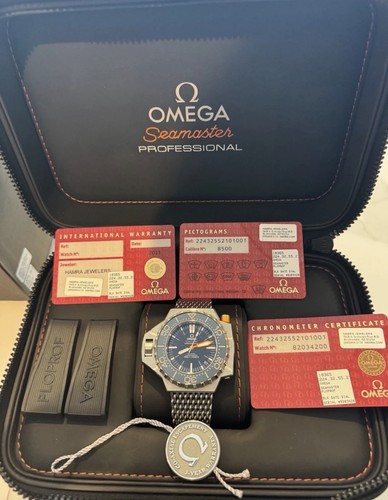 2011 Omega Seamaster Ploprof Diver Black Steel 224.32.55.21.01.001
