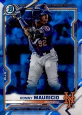 2021 Bowman Chrome - Prospects Sapphire bcp-210 ronny mauricio