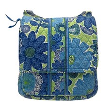 Vera Bradley Blue Green Floral Crossbody Bag