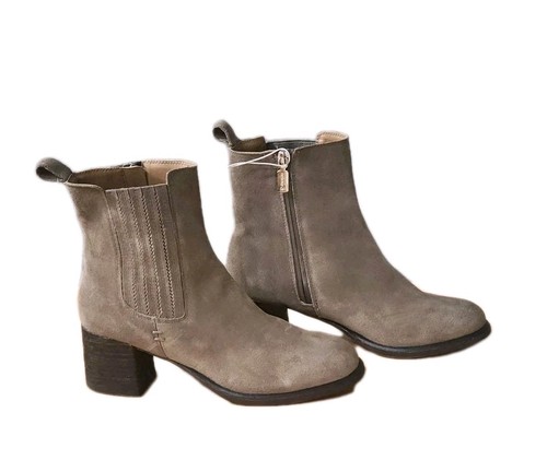 Blondo Damen Stiefel Sonali Wildleder Knöchel taupe hellbraun beige wasserdicht Booties 7 - Bild 1 von 13