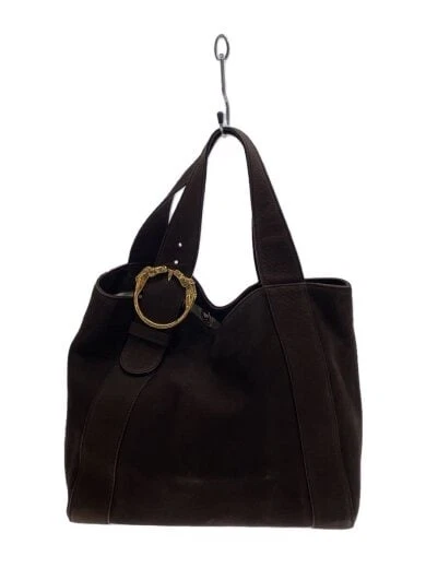 Sac fourre tout GUCCI cuir BRW couleur unie 296877 du Japon Gucci