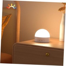 Portable Night Light, Dimmable 8 Color Lighting, 1800mAh Battery White 1pcs