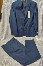 Calvin Klein Boys' Suit Set - Size 16 -Slim Fit Navy Blue 150 MSRP