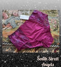 SIMONE PERELE 1A2770 SYRAH SINGULIERE RETRO BRIEF PANTIES SIZE 3 / MEDIUM