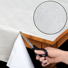 Quilted Heavy Duty Table Pad Protector with Flannel Backing, Cut to Fit, Heat...
