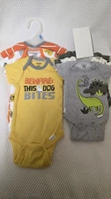 BABY BOY SIZE PREEMIE 3 PACK GERBER ONSIES, SIZE 0/3 M 3 PACK ONESIE BRAND NWT
