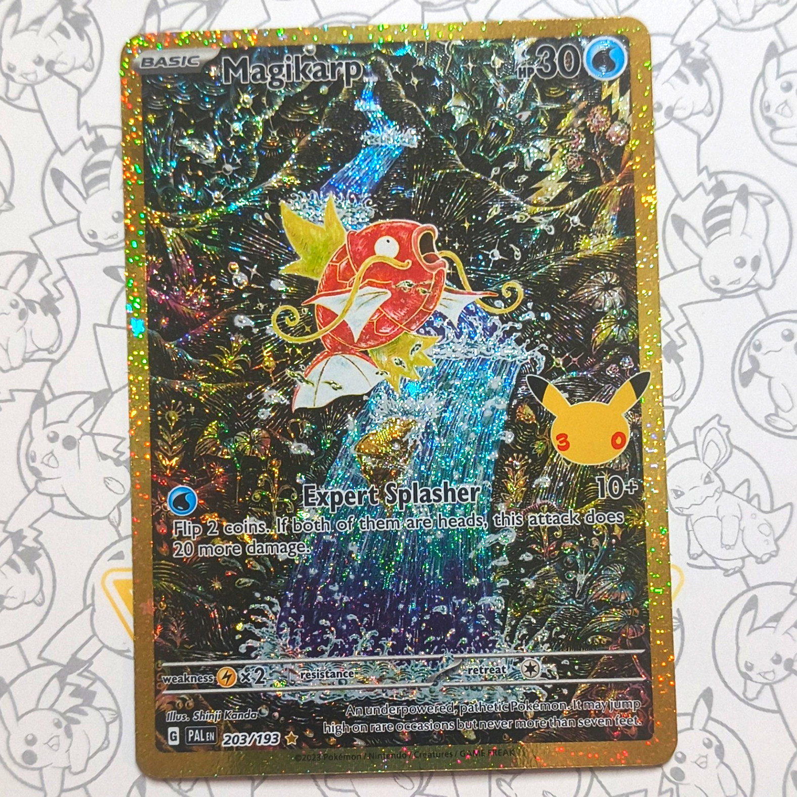 Pokemon Company Magikarp 203/193 30th Celebration Pack Fresh