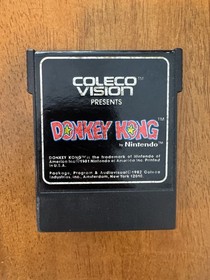 Vintage ColecoVision Video Game System + Donkey Kong Cartridge - UNTESTED