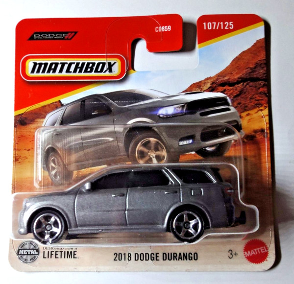Matchbox - 2018 Dodge Durango - Grau - 107/125 - Mbx Adventure 2025 - JLH54-image