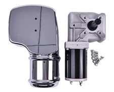 12V Tarp Motor For Dump Truck Tarp Systems with Chrome Cover 600W 60:1