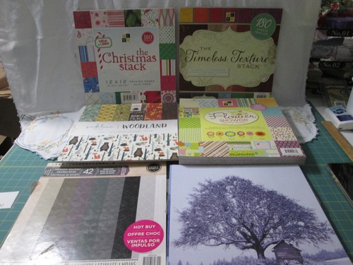 Mixed Lot - 15lbs. - Vintage 12X12 Scrapbook / Premium Paper - (lot#32)