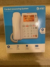 AT&T CL4940 Single Line Corded Phone - Answering System.  New in box.  