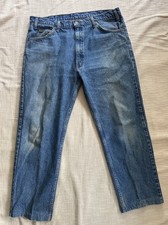 Vintage 1990 Levi's 505 38x30 Men's Jeans Regular Fit Made In USA Orange Tab
