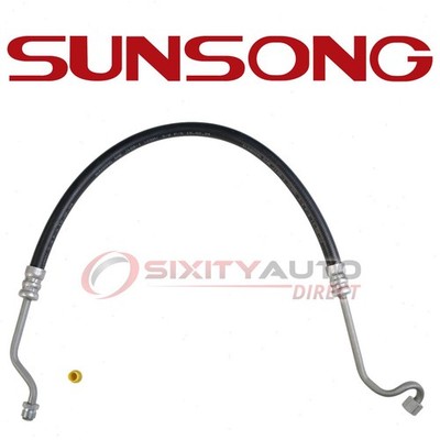 Sunsong Power Steering Pressure Line Hose for 1972-1976 Ford Torino - cf