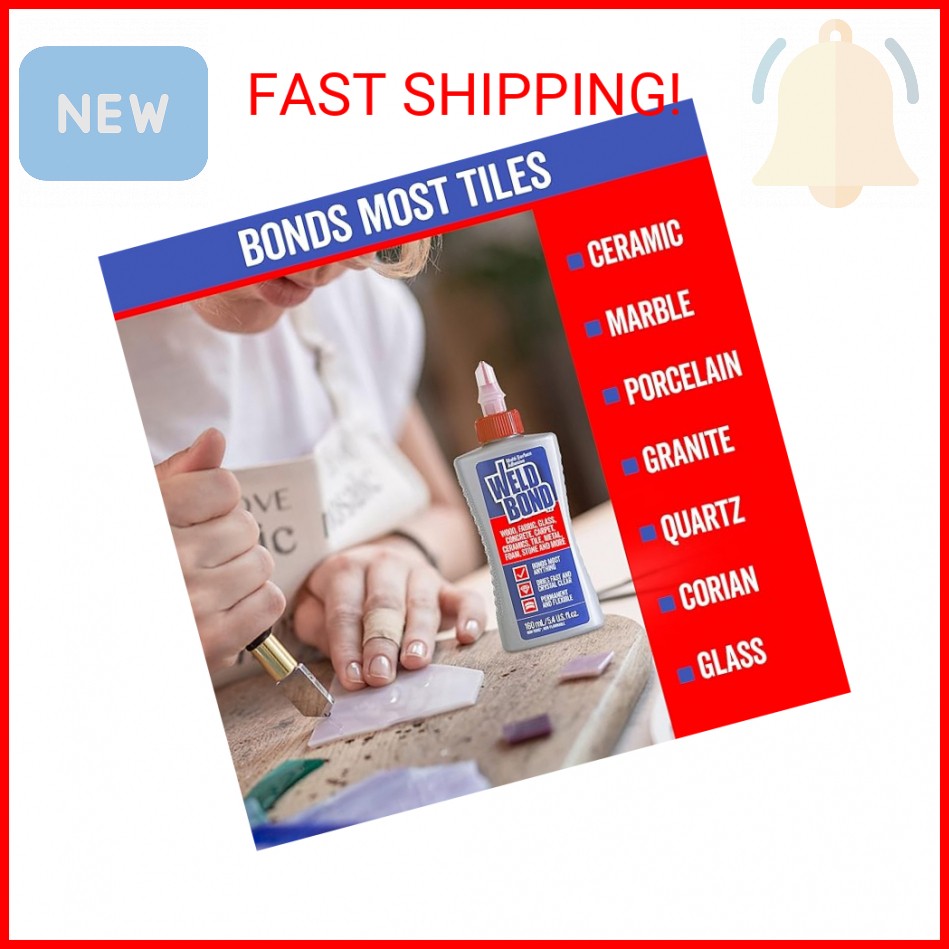 Weldbond All Purpose Glue, Bonds Most Anything! Non-Toxic Glue, 5.4 oz / 160 ml